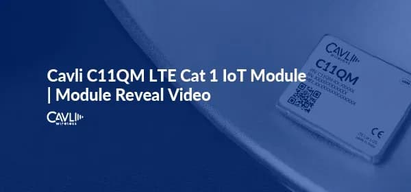Cavli C11QM LTE Cat 1 IoT Module | Module Reveal Video