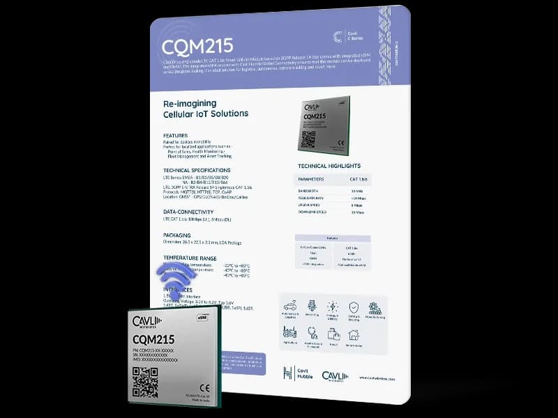 CQM215 Product Brochure