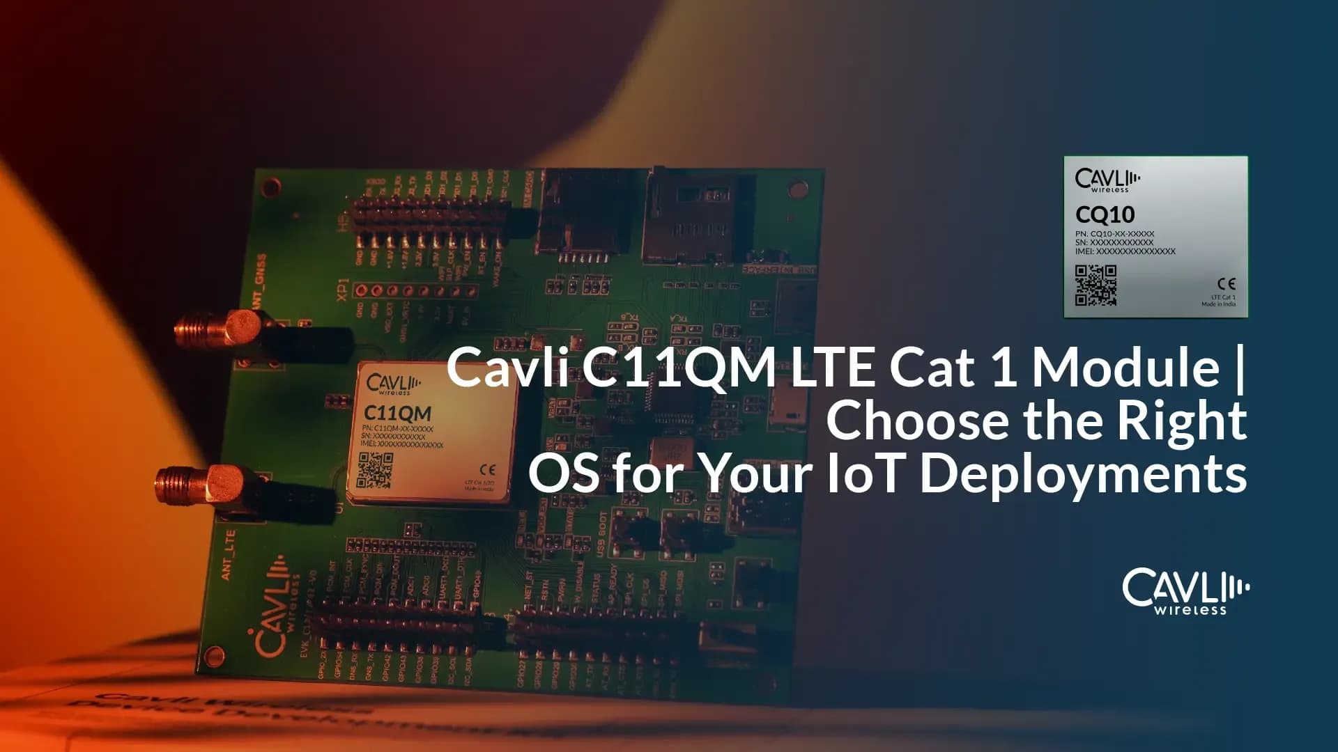 Cavli C11QM LTE Cat 1 Module