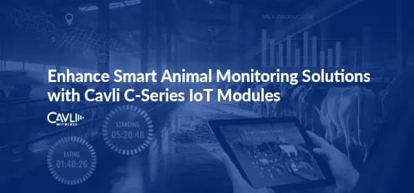 Enhance Smart Animal Monitoring with Cavli C-Series IoT Modules