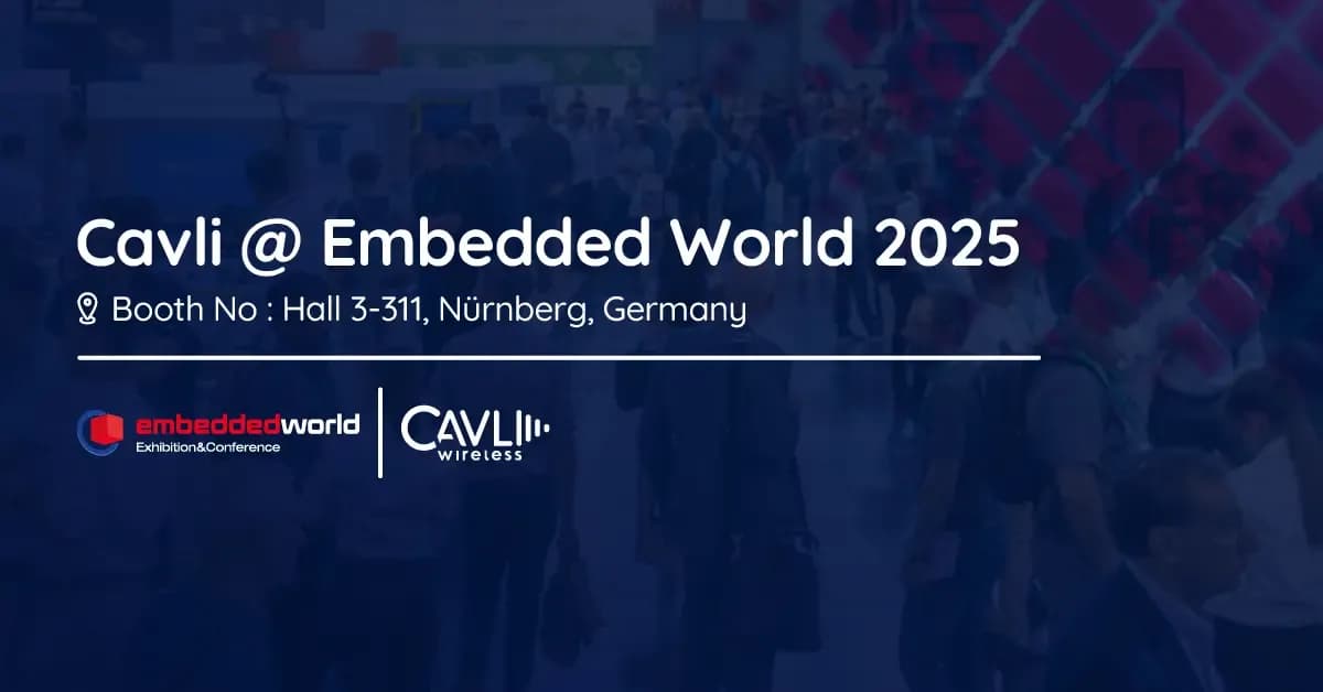 Cavli Wireless at Embedded World 2025