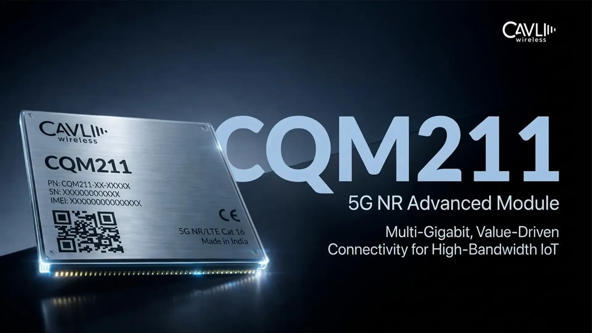 Introducing CQM211 | Multi-Gigabit 5G NR for High-Bandwidth IoT Deployments