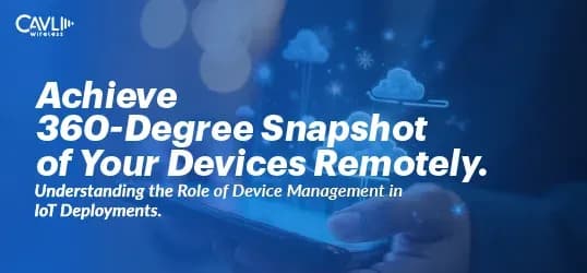 Device management for large IoT deployments
