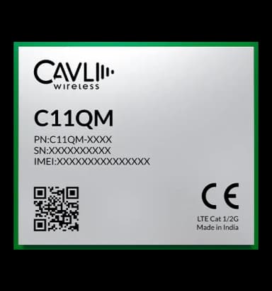 C11QM LTE Cat 1 IoT Module with 3GPP Release 10 LGA