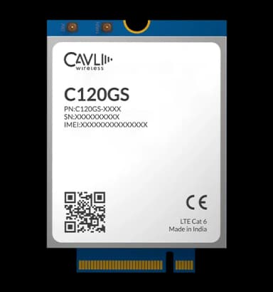 C120GS LTE Cat 6 IoT Module with 3GPP Release 10 LGA M.2