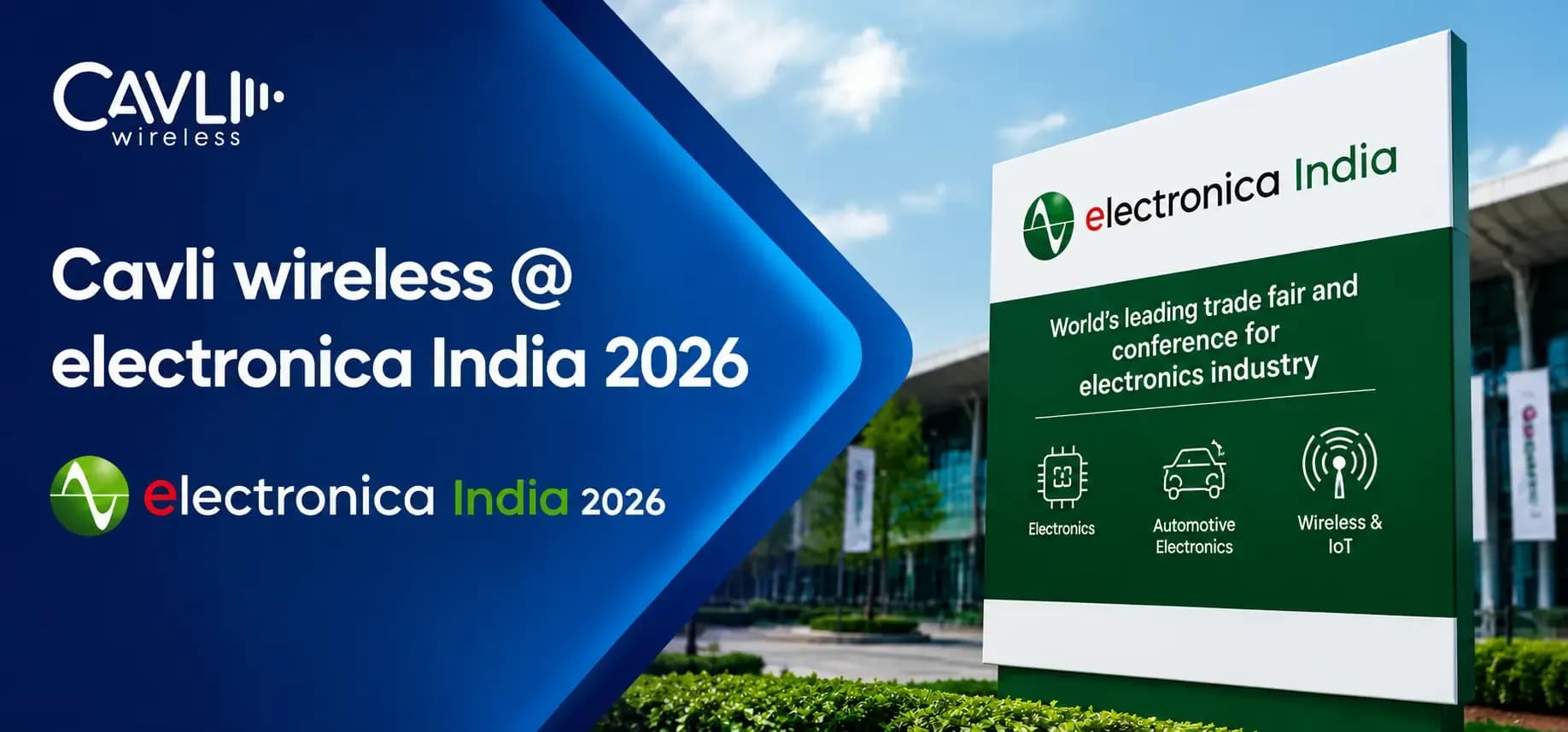 Cavli Wireless at electronica India 2026, Bengaluru