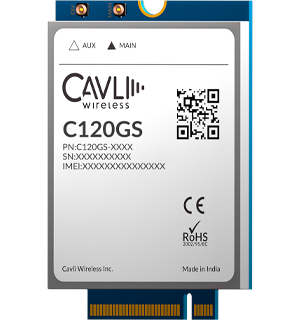 C120GS is an LTE CAT 6 Smart IoT Module with integrated eSIM
