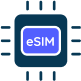 Integrated eSIM and global connectivity